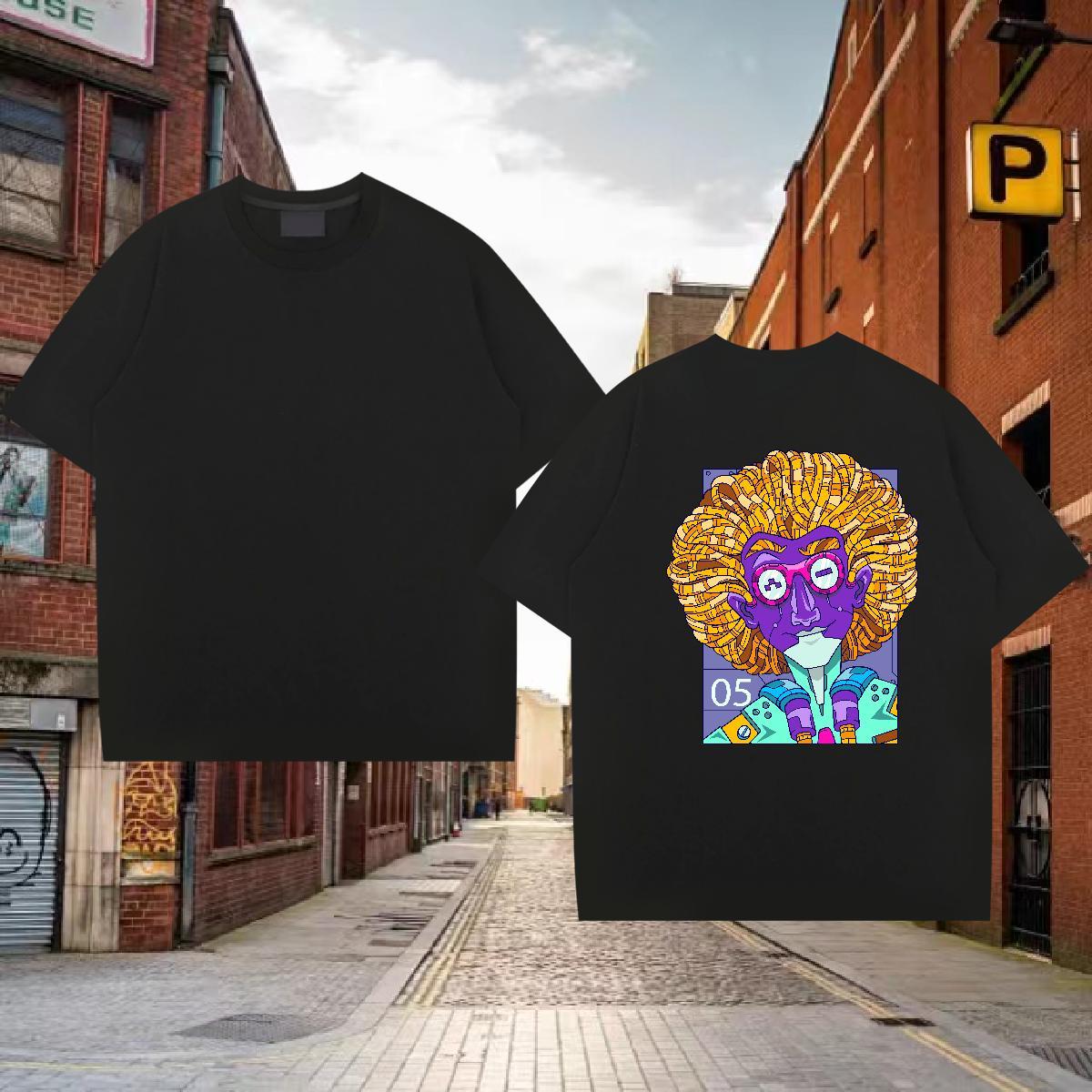 Cool Design Men T Shirts 100% Cotton 230g portrait Sports Casual Customized Print Breathable Soft Men Tshirts DIY Customized Tops Tees
