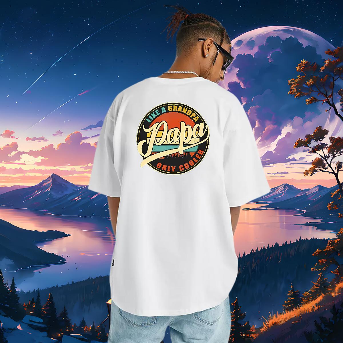 Brand T shirt 230g Cotton letter Beach Asian Size Round Neck Short Sleeve Men Tees New Wear