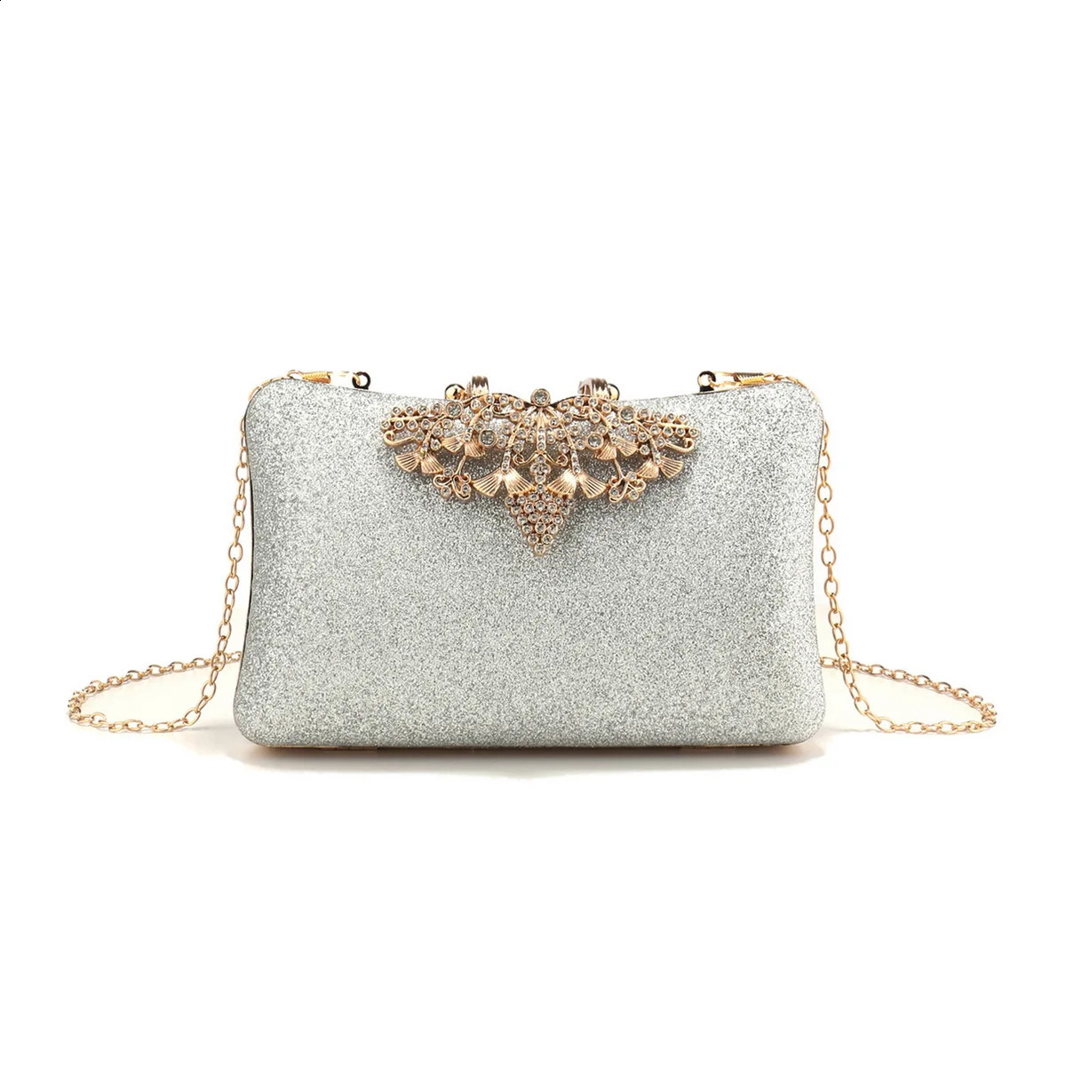 Pearl Women Evening Bags Hollow Out Vintage Beading Clutch With Handle Chain Handbags Diamonds Holder 240824Z