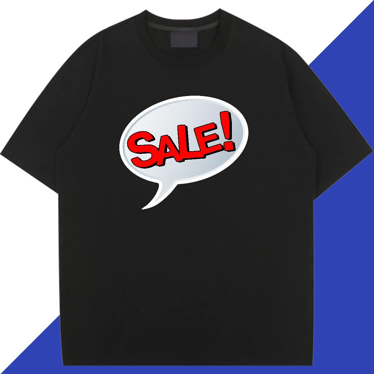 High quality Unisex Tshirts 100% Cotton 230g letter Casual Daily Wear T-Shirts for Women Breathable Soft DIY Anime Printed Tops Shirt