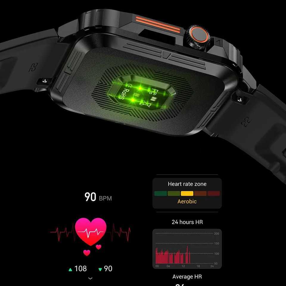 LEMFO New Smart Watch Men Women AMOLED Full Touch Screen GPS Health Moniter IP68 Waterproof Bluetooth Call Smart Watches X260616
