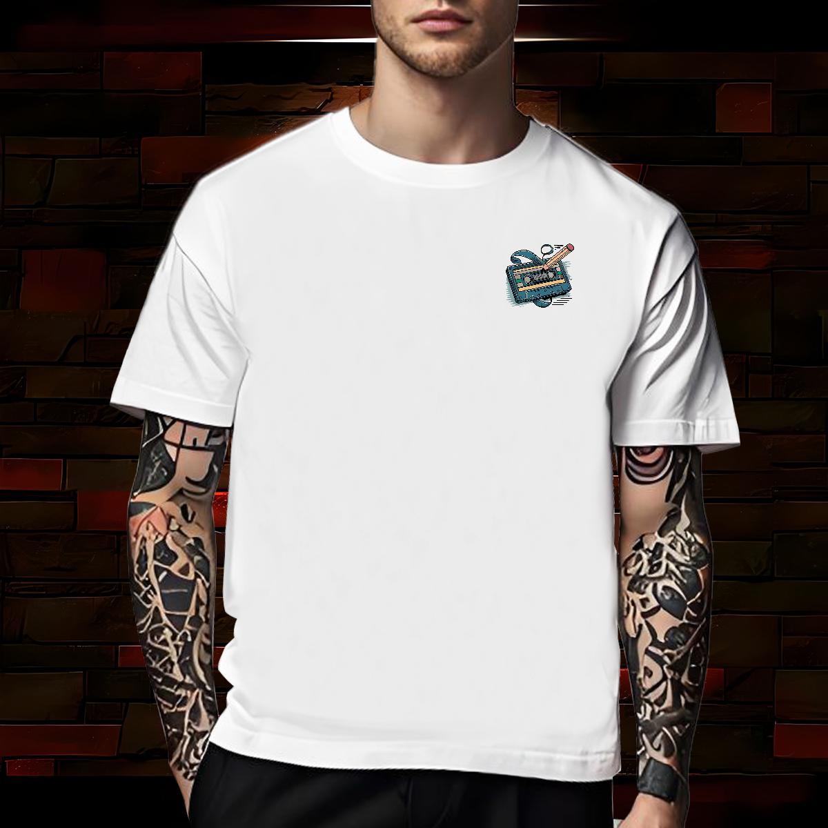 Designer Fashion Tshirt for Man Woman radio Outdoor 230g Pure Cotton Tees Shirts Breathable Crew Neck Soft Men T Shirts Custom Print Plus Size