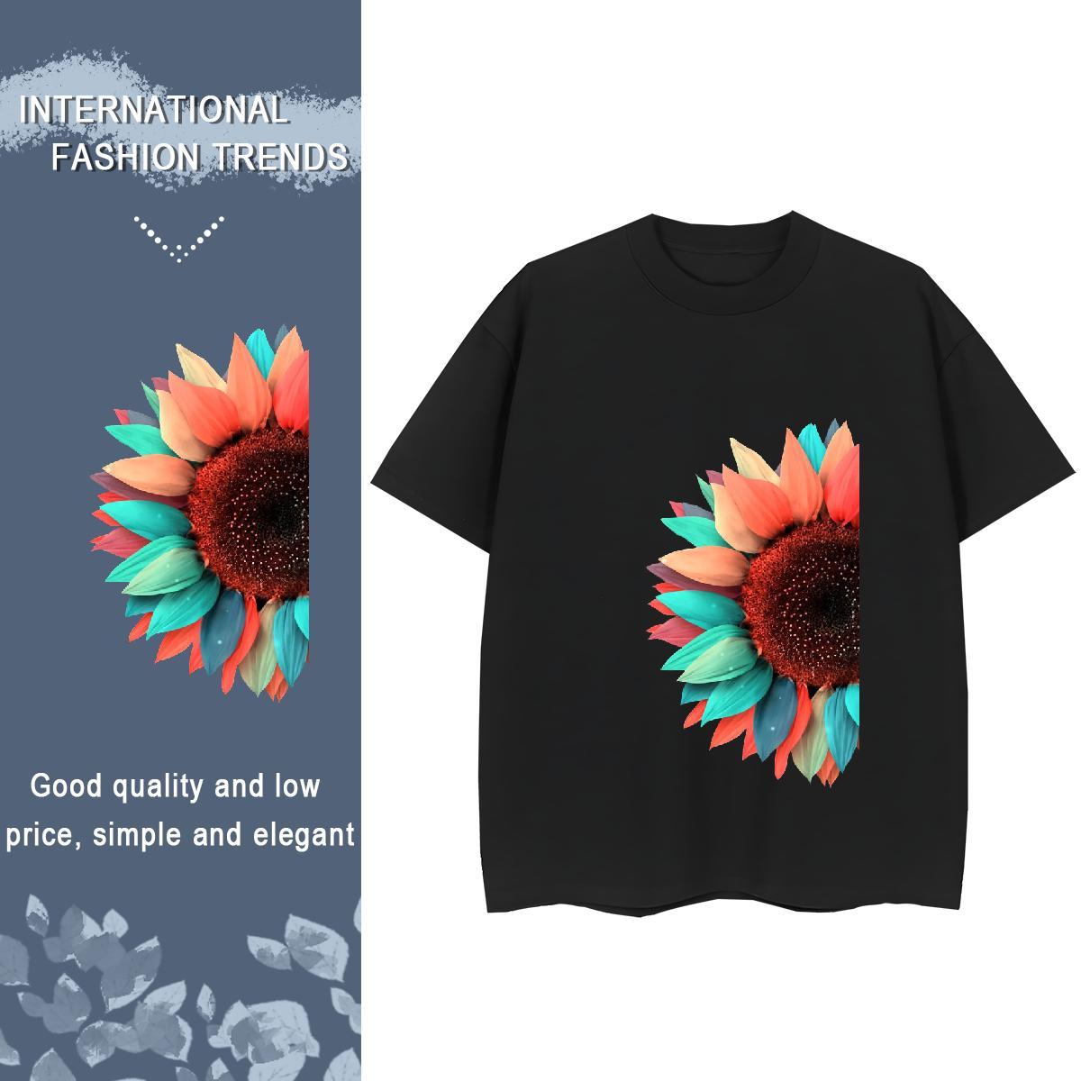 Free Shipping Unisex Tshirts 230g 100% Cotton icon Home Outdoor T-Shirts Breathable Crew Neck Custom Print Plus Size Top Shirts