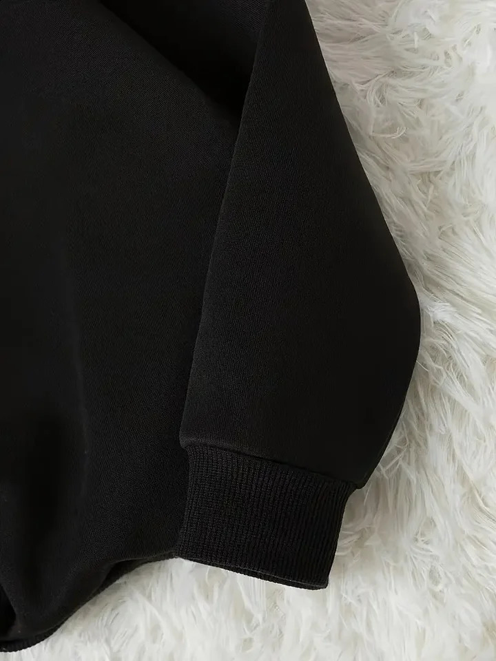 COFFEE Letter Print Men Women Fall Winter Fashion Pullover Cotton Casual Loose Long Sleeve Round Neck Hoodies Sweatshirts Top 240824