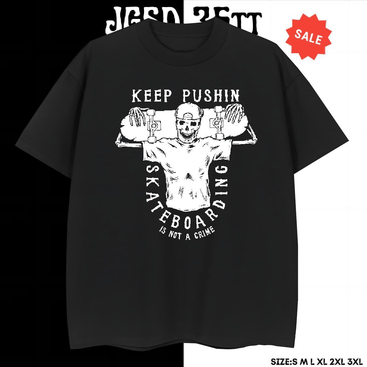 Wholesale T Shirt For Man 100% Cotton 230g skull Hip Hop DIY Breathable Short Sleeve Men Tops Tees DIY Customized Tshirts