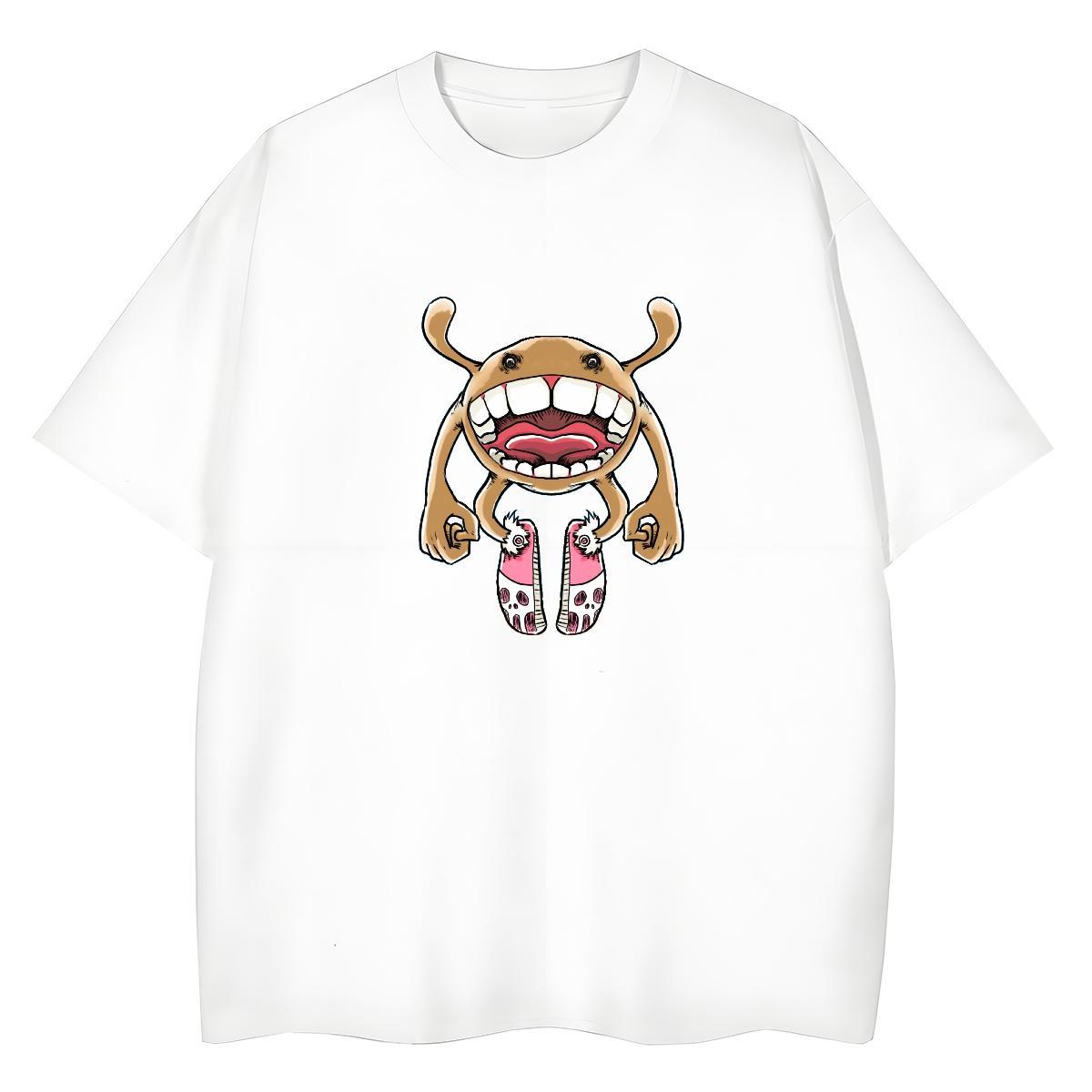 Designer Unisex Tshirts 230g Cotton icon Sports Street Wear Women T Shirts O Neck Short Sleeves Cartoon Floral Printing Tops Tees