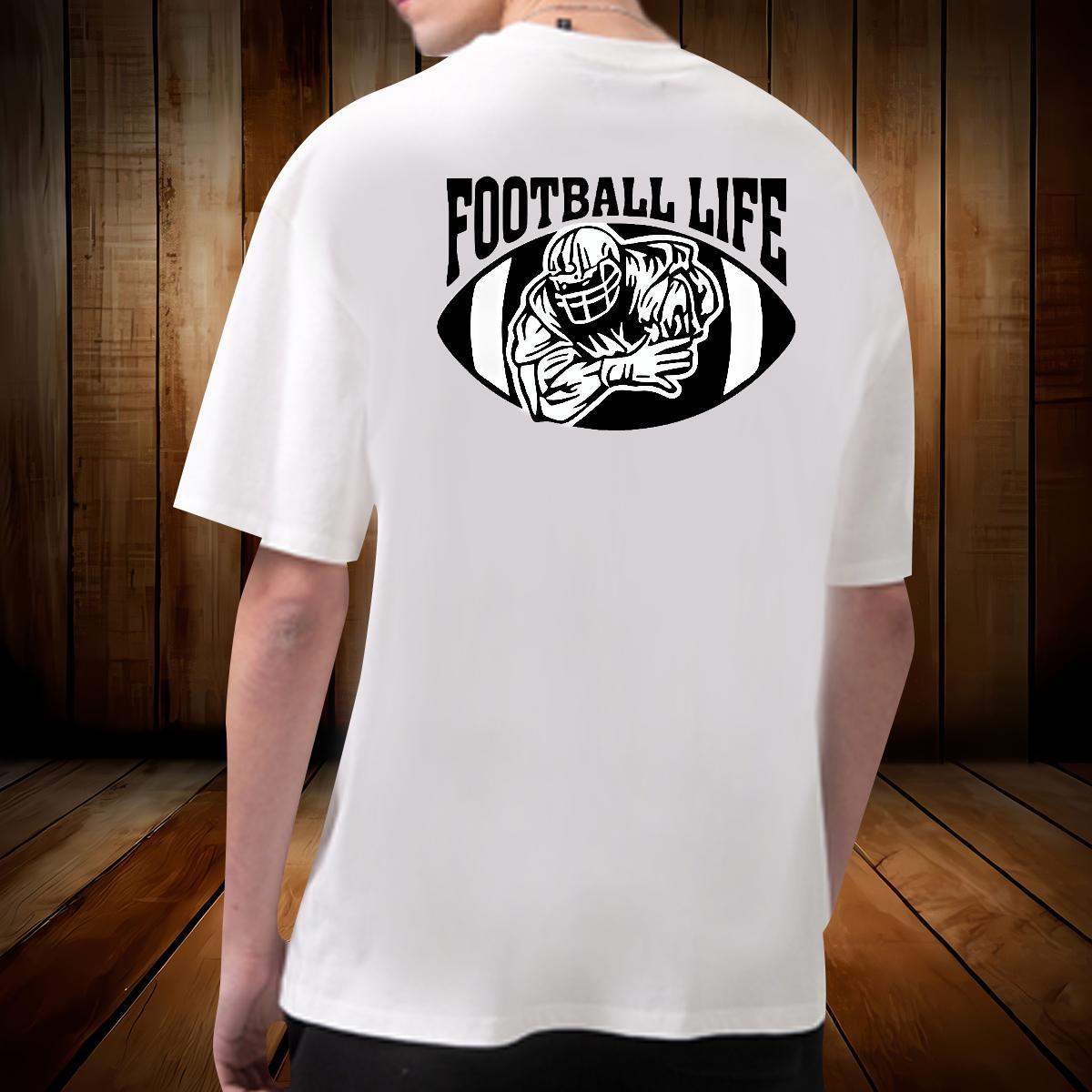 Cool Design Mens T Shirts 230g Pure Cotton rugby Sport DIY Logo Oversized Crew Neck Men Tshirts New Arrival Tees