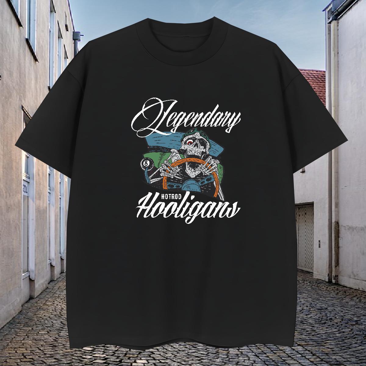Free Shipping Men T Shirts 230g Cotton skull Street Wear Custom Cartoon Breathable Short Sleeve Men Tees New Designer Tshirts