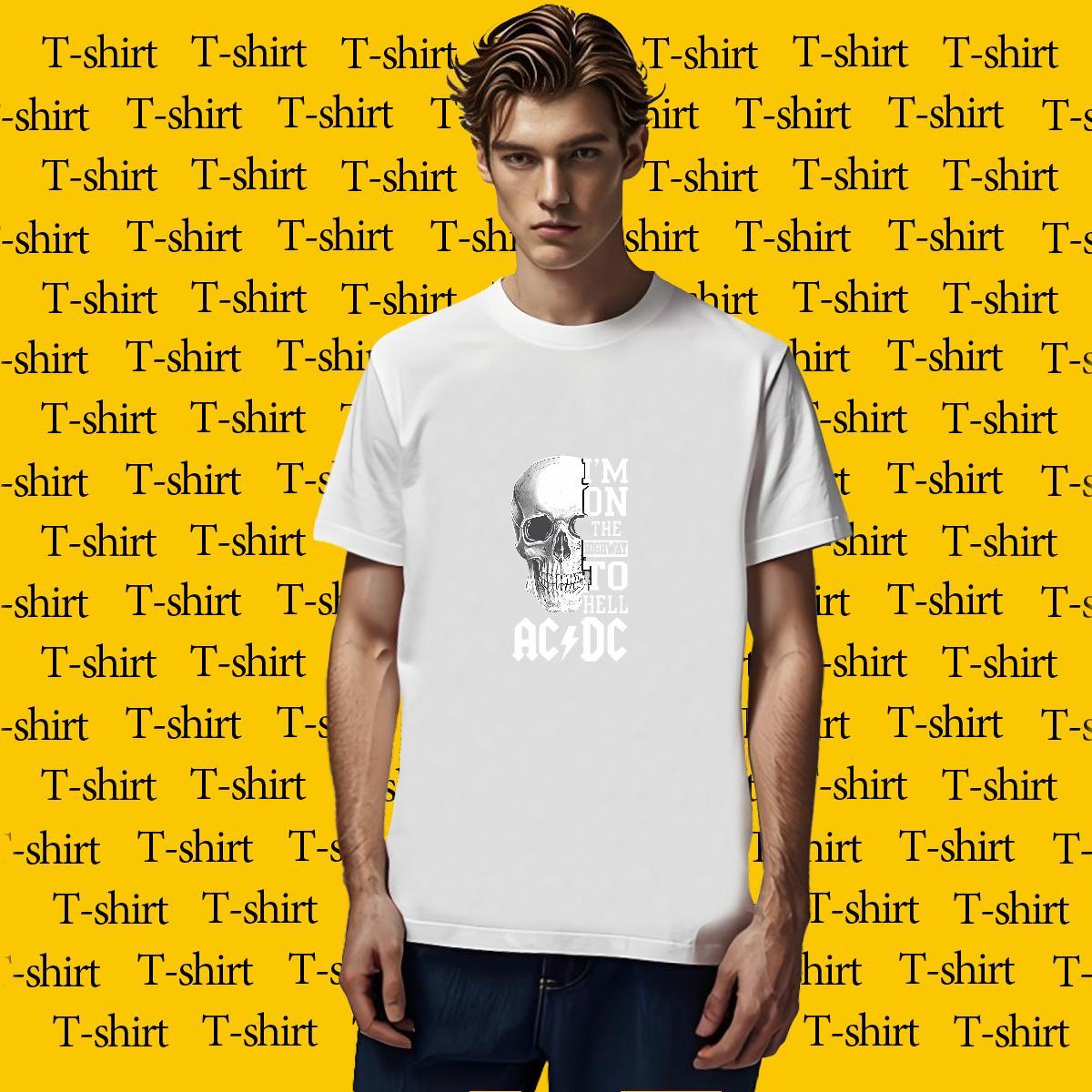 Classic Men T Shirts 230g Pure Cotton skull Casual Daily Wear Asian Size Short Sleeve O-Neck Tshirt for Man Woman 2024 New Tees Shirts