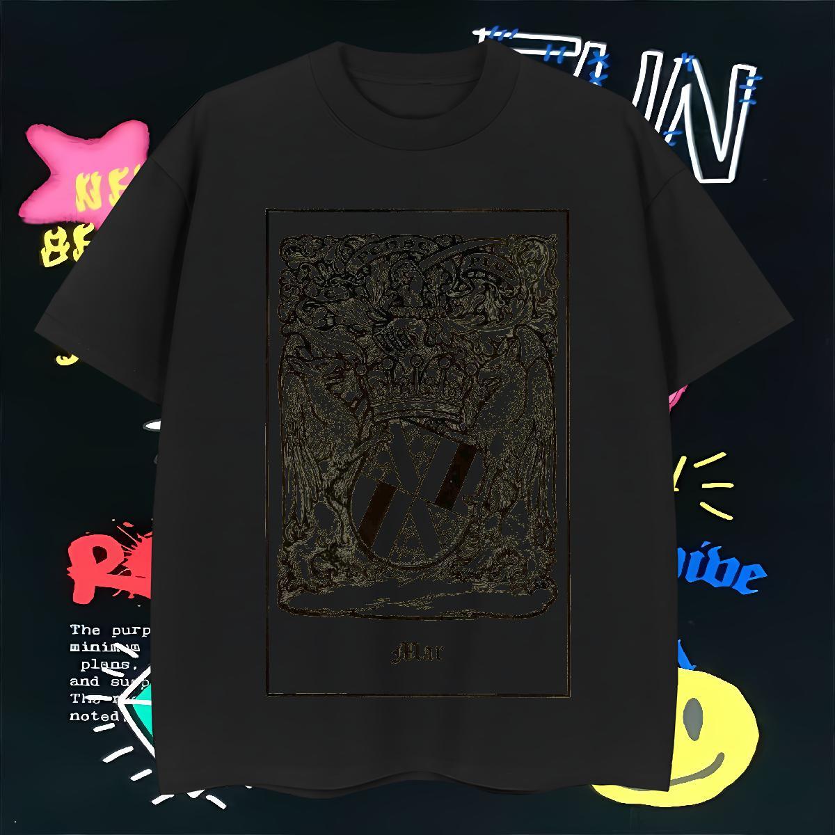 Free Shipping T shirt 230g 100% Cotton The Cross High Street Hip Hop Plus Size Cartoon Breathable Soft Tshirt for Man Woman Stylist Clothes