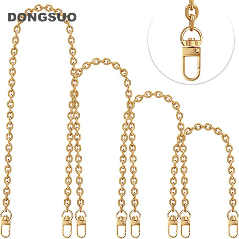 O shape metal chain purse 06CM 6MM Chains Shoulder Crossbody Strap Bag Accessories Charm 240824