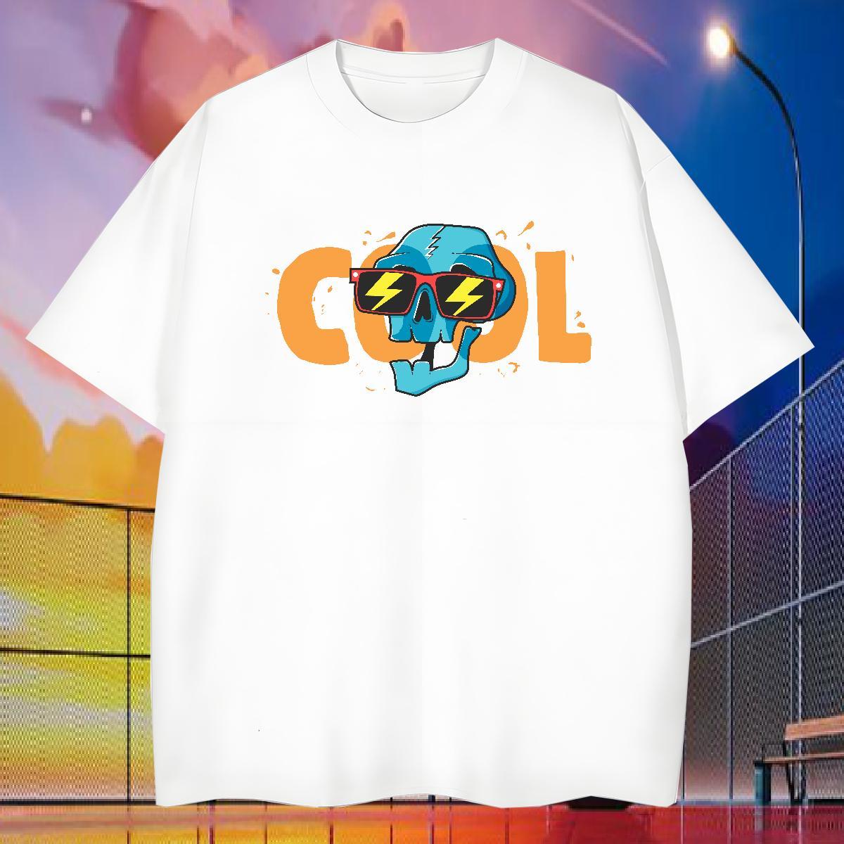 TOP Quality T-Shirts 100% Cotton 230g skull Casual Daily Wear DIY Logo Oversized Breathable Soft Men Tshirts Wholesale Polos
