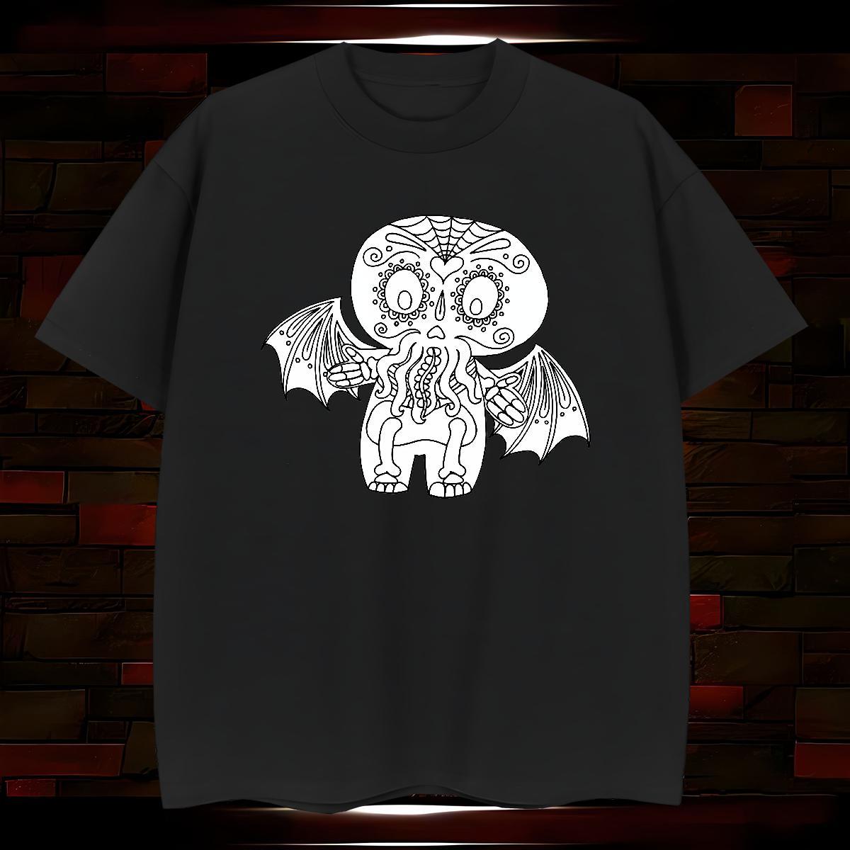 Brand Man T Shirts 230g 100% Cotton skull Spring Summer Anime Print Crew Neck Men Clothes T-Shirt New Designer Tshirts
