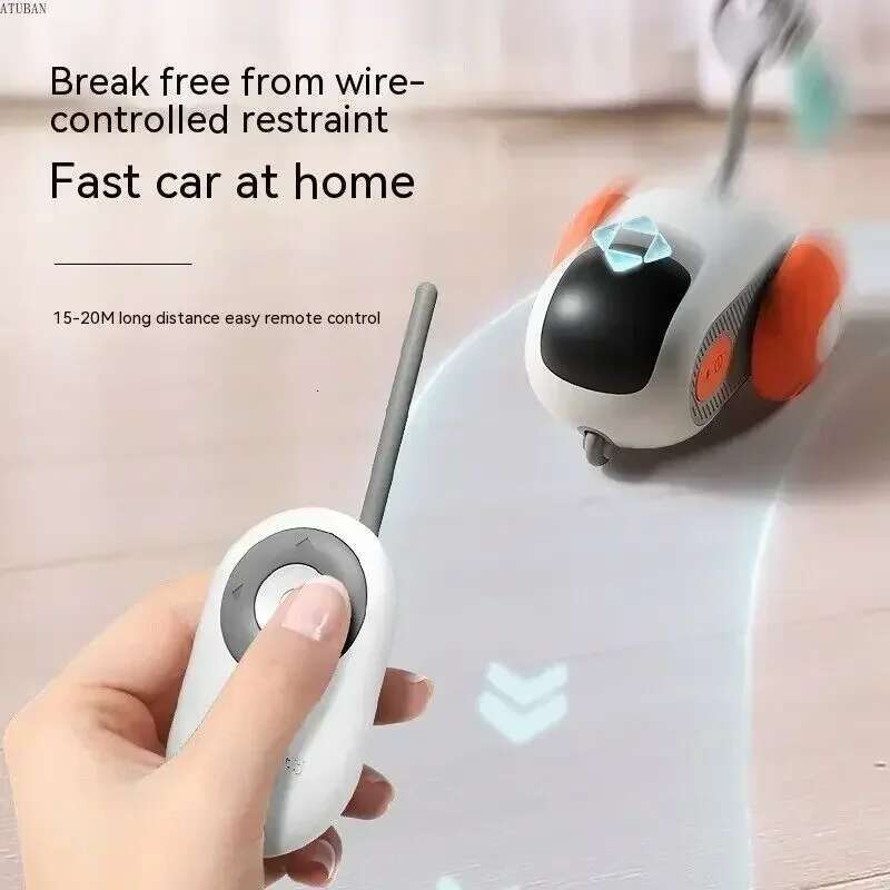 Smart Cat Interactive Dog Toy Ball Automatic Moving Remote Control Indoor Things for Cats Pet Kitten Supplies