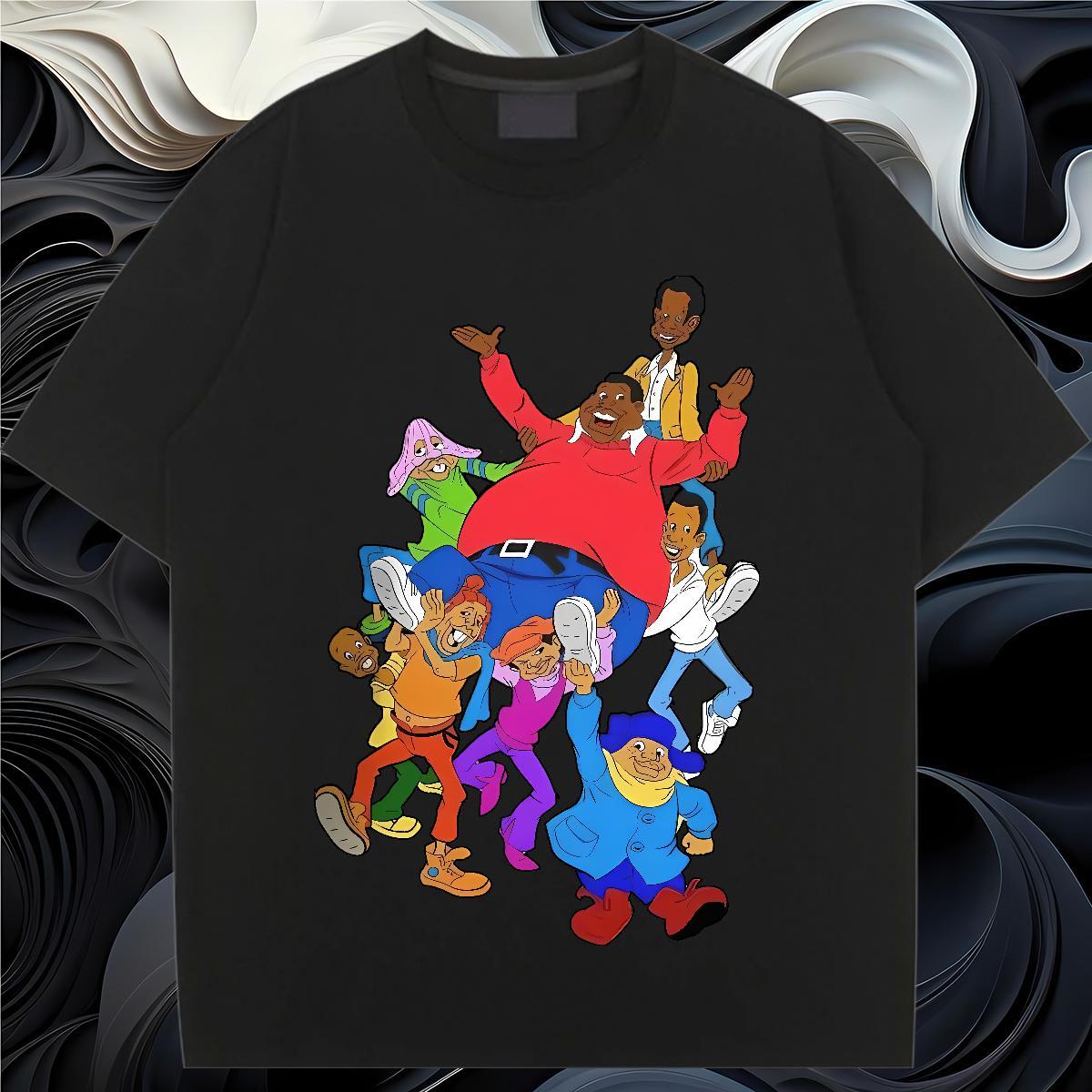 Soft Womens Tshirts 230g Pure Cotton cartoon Casual Sport T Shirts Women O Neck Short Sleeves Custom Print Oversized Wear