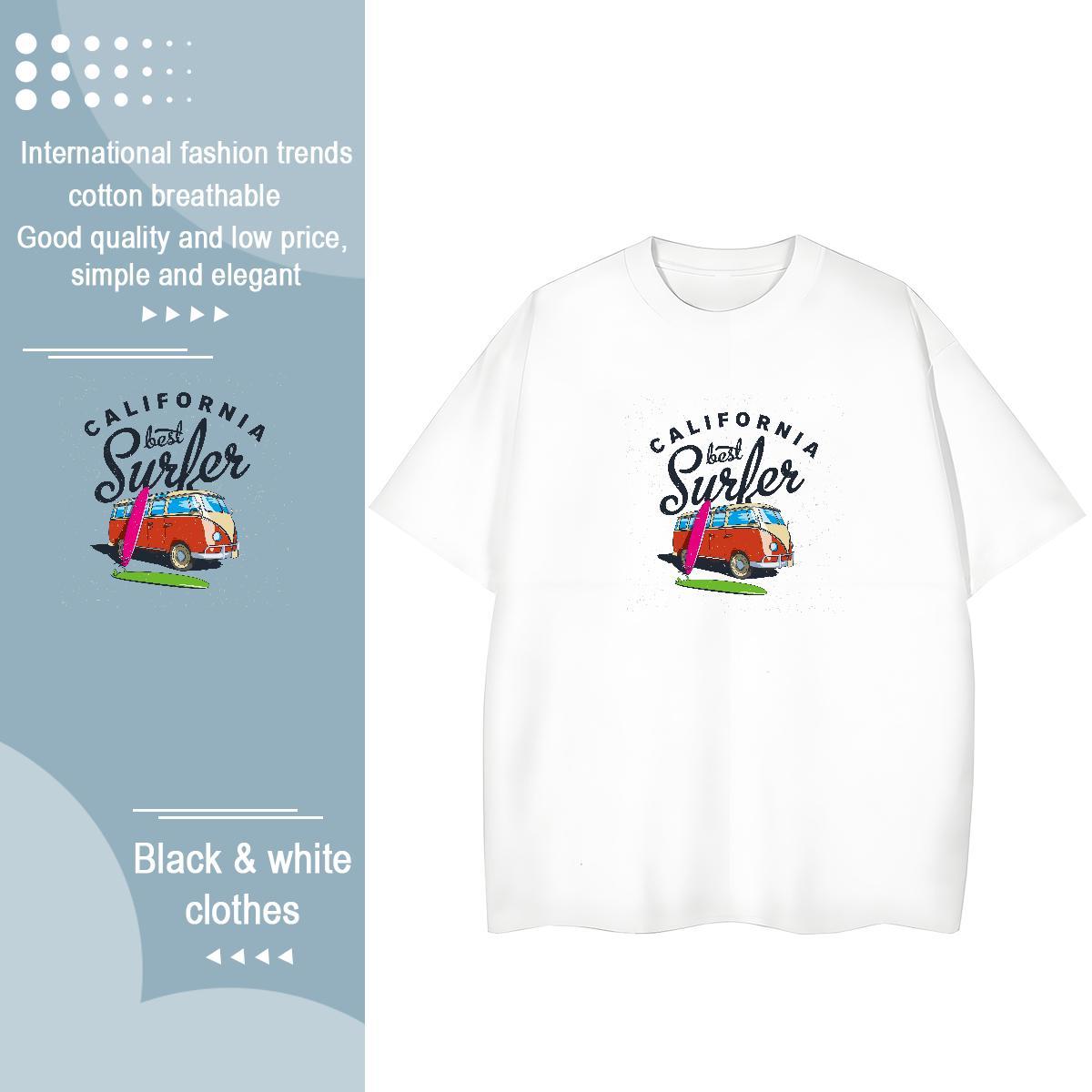 Cool Design Men T Shirts 230g Cotton car Casual Oversized 3XL 4XL Breathable Soft Tshirts Custom Clothes