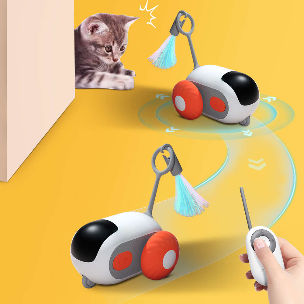 Smart Cat Interactive Dog Toy Ball Automatic Moving Remote Control Indoor Things for Cats Pet Kitten Supplies