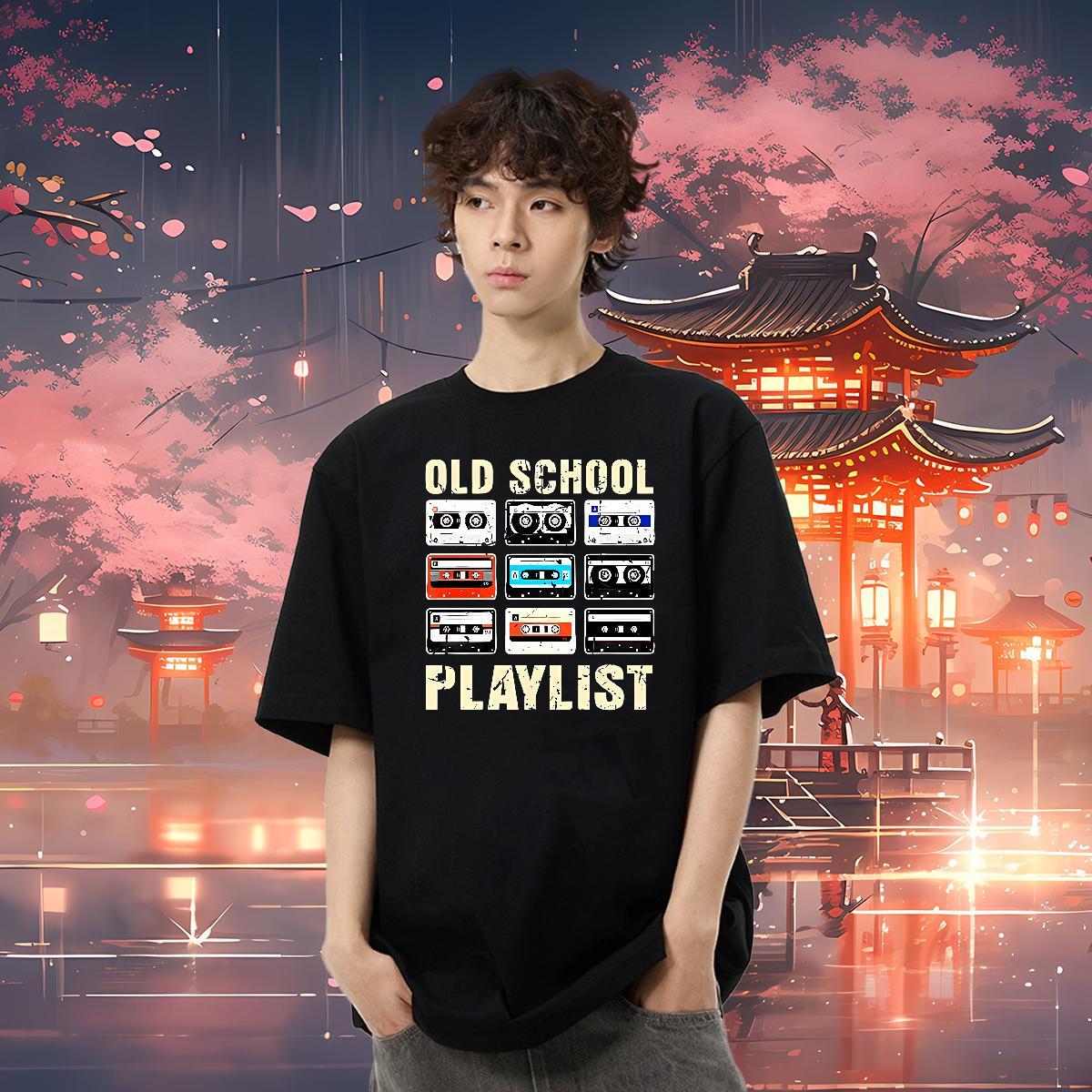 Designer Fashion Men Tshirts radio Casual Daily Wear 230g 100% Cotton Top Tees Crew Neck Comfortable T Shirts Men Plus Size Custom