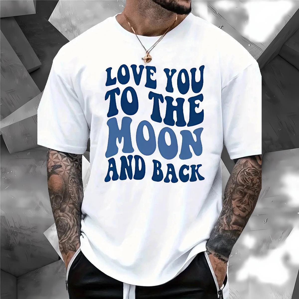 Fashion Casual Men Clothes T-Shirt letter Daily Outfit 230g Cotton Tshirts Breathable Short Sleeve Loose Mens T Shirts Customized