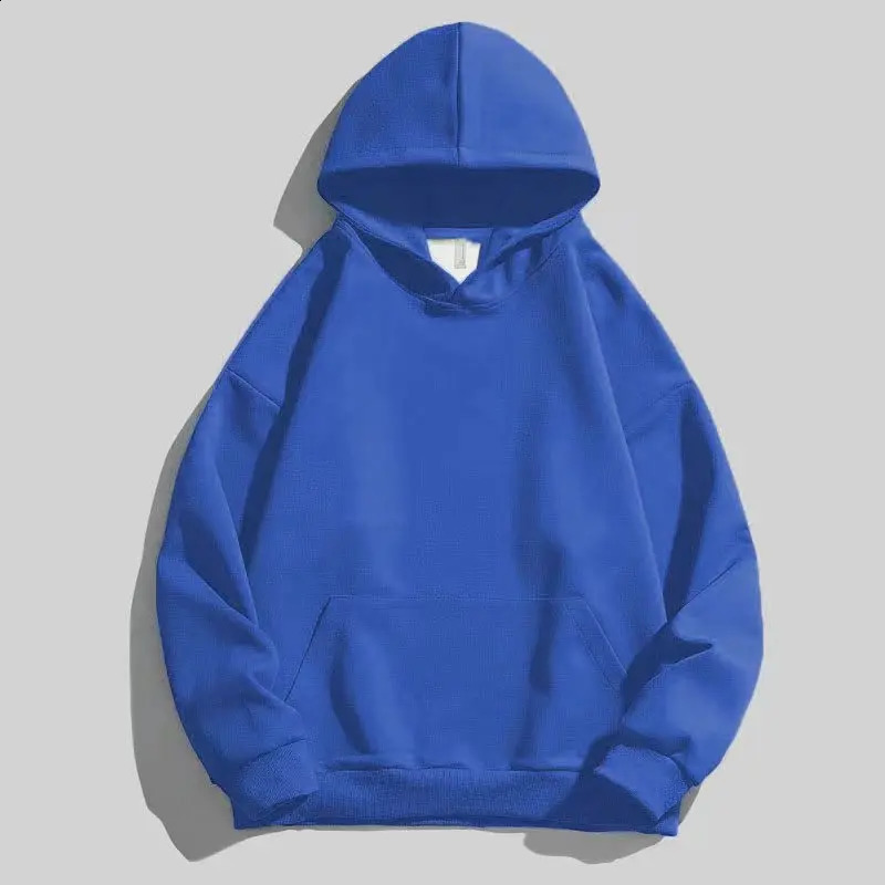 Y2K Solid Color Hoodies Outdoor Street Mens Womens Fashion Oversize Retro Casual Cotton Hooded hoodie the four seasons 240824