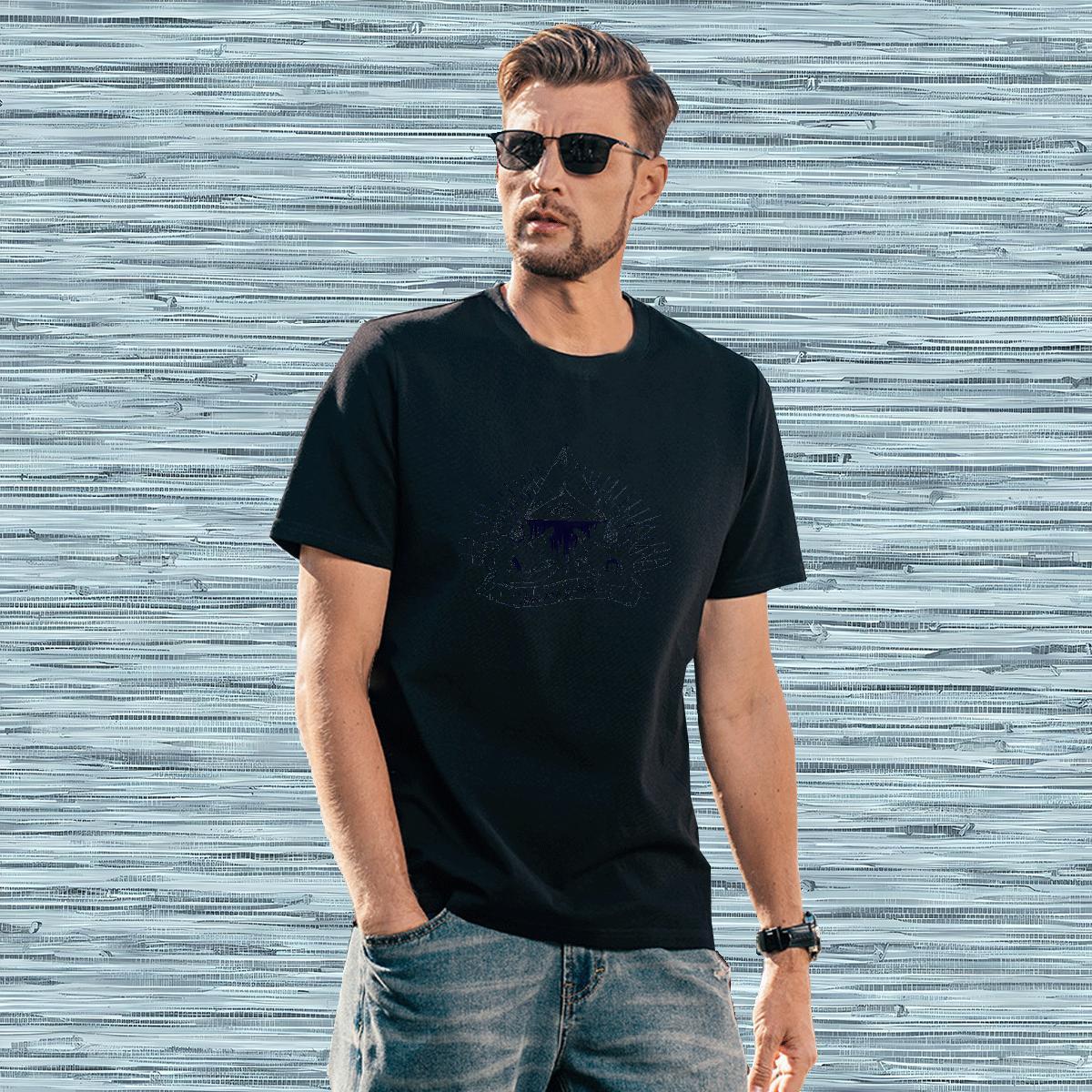 Comfortable T-Shirts 230g 100% Cotton eye of the devil Street Wear DIY Anime Breathable Short Sleeve Tshirts Fashion Design Clothings