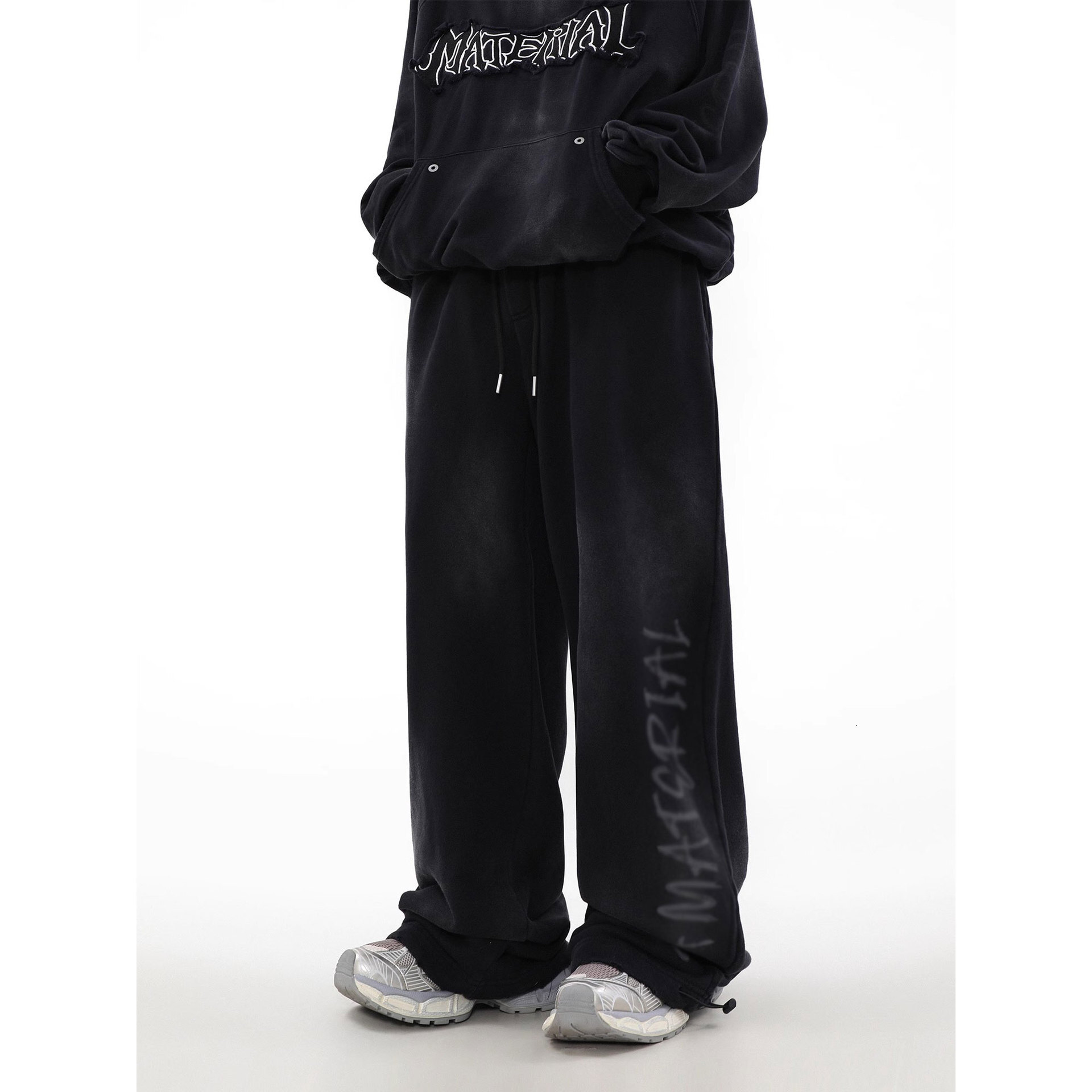 American Style High Street Casual Pants for Men in Spring and Autumn New Styles for Wiping Dirt Graffiti Sports Versatile Long Pants