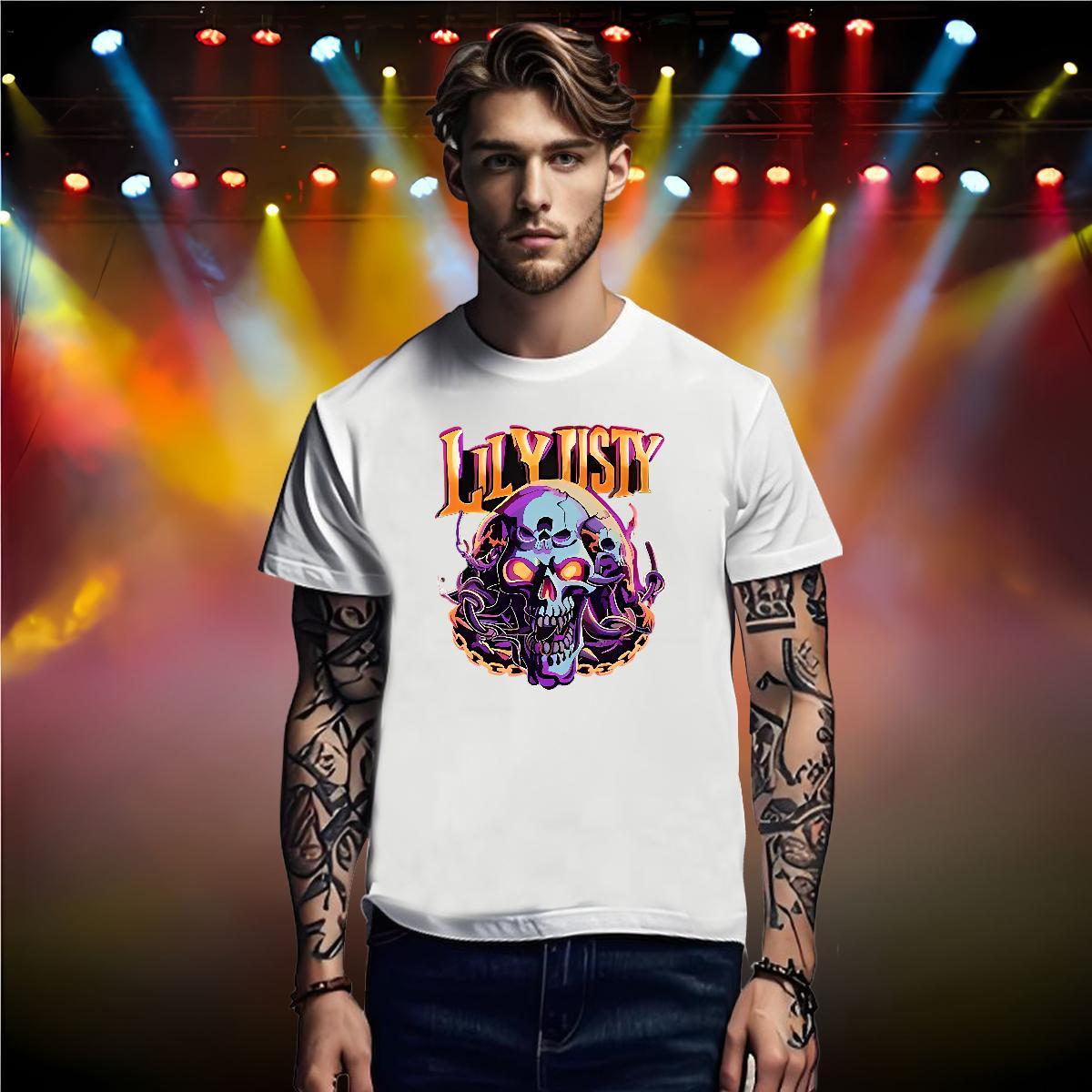 Cool Men T Shirts 100% Cotton 230g skull Summer Casual Custom Big Size Breathable Crew Neck Men Tshirts 2024 Designer Tops Shirt