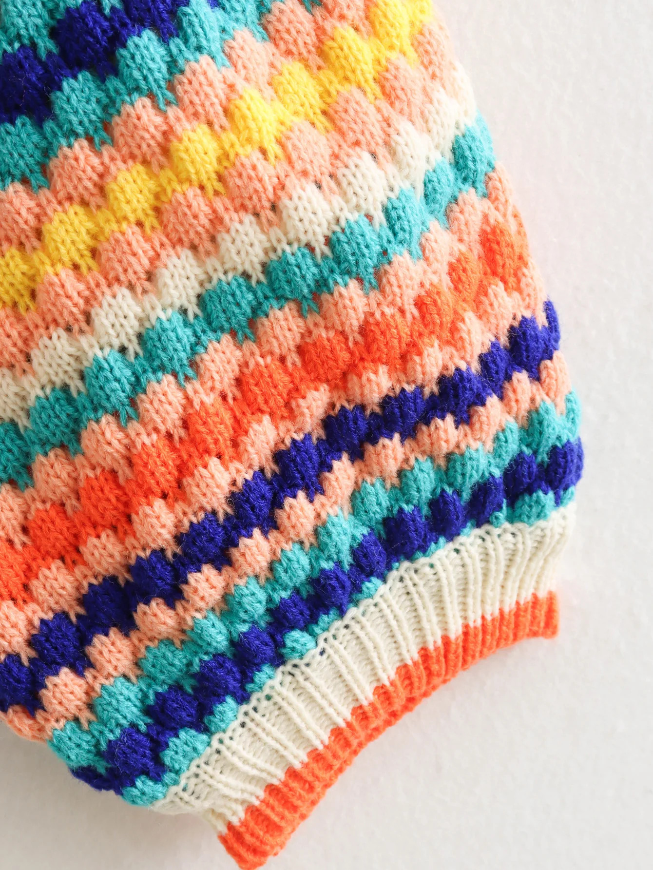 Women Autumn Female Casual Streetwear Long Sleeve Colorful Cardigan Knitted Open Stitch Sweater 240824