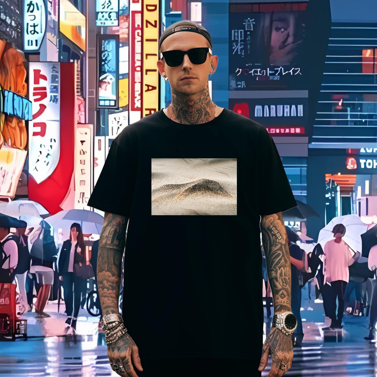 Designer T Shirts Men 230g Cotton desert Sports Casual Asian Size Breathable Short Sleeve Tshirt for Man Woman New Arrival Clothings