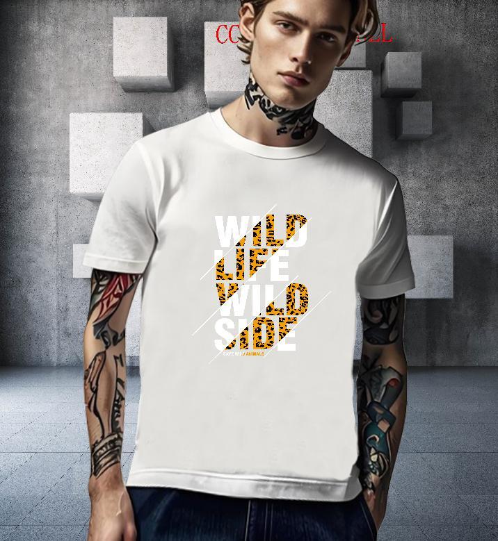 Wholesale T-Shirts for Men 230g Pure Cotton letter Street wear Hip Hop Custom Print Oversized Round Neck Short Sleeve Men Tops Tees Classic Casual Clo