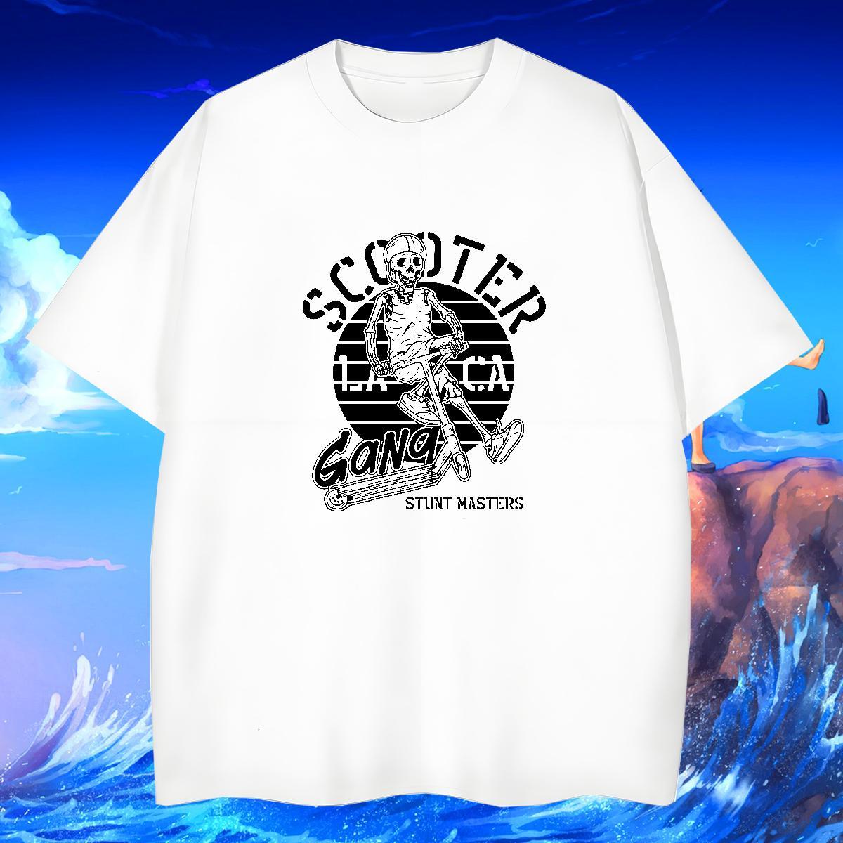 Cool Design Mens T Shirts 230g Pure Cotton logo Sport Oversized Breathable Short Sleeve Couples T Shirts Casual New Tees