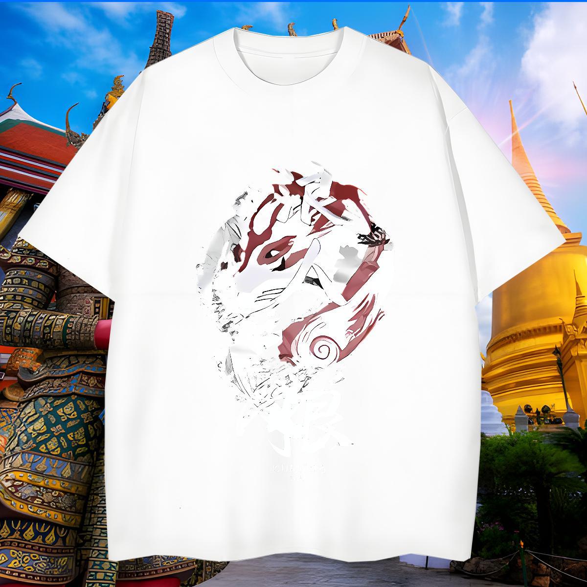 Wholesale T Shirts Men 230g 100% Cotton Line Dragon Street wear Hip Hop Plus Size Custom Crew Neck Breathable Men Tops Tees DIY Clothes