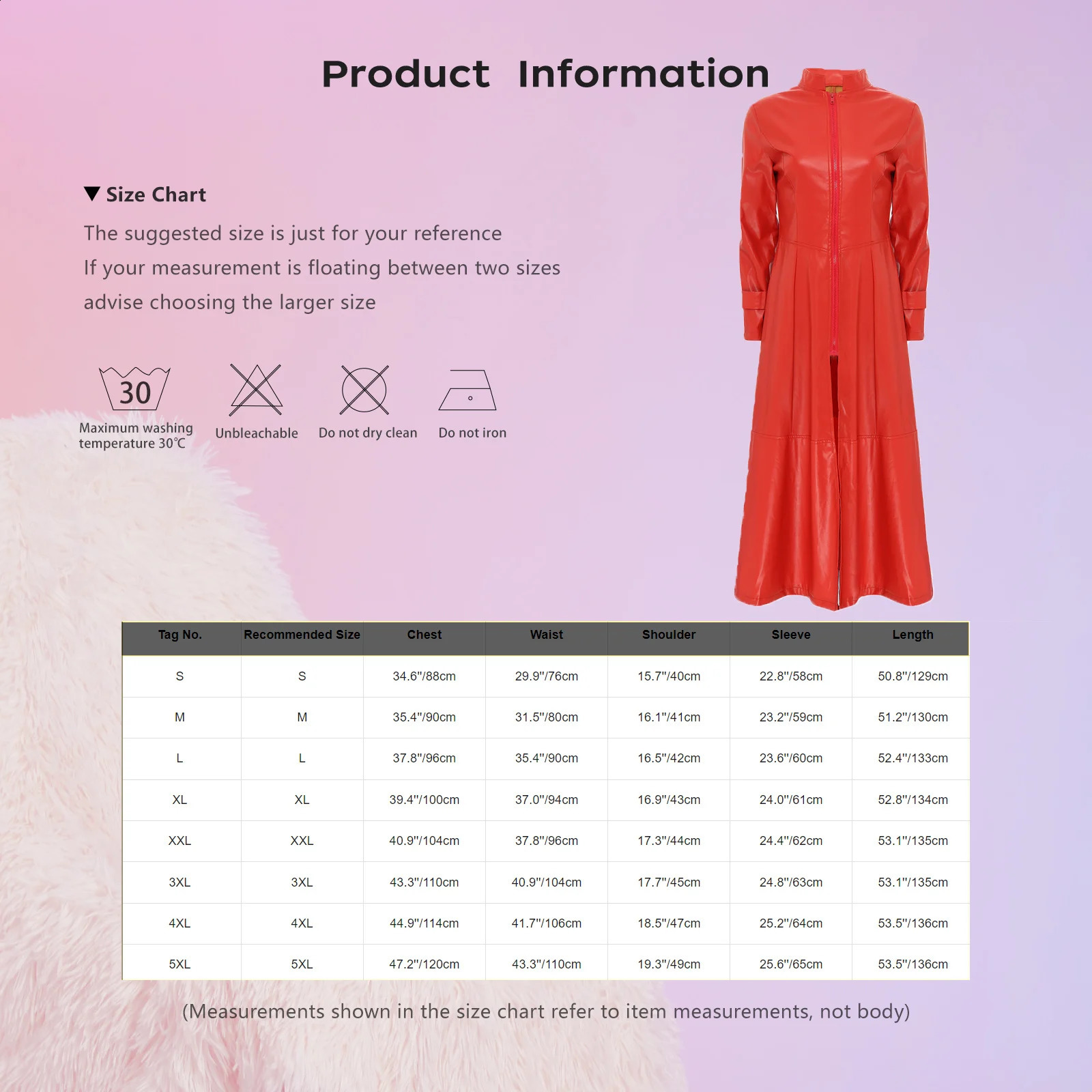 Cool Matrix Clothing WomensMens Leather Jacket Standing Collar Trench Coat with Zipper Cape Town Long Windproof Carnival Dress 240824