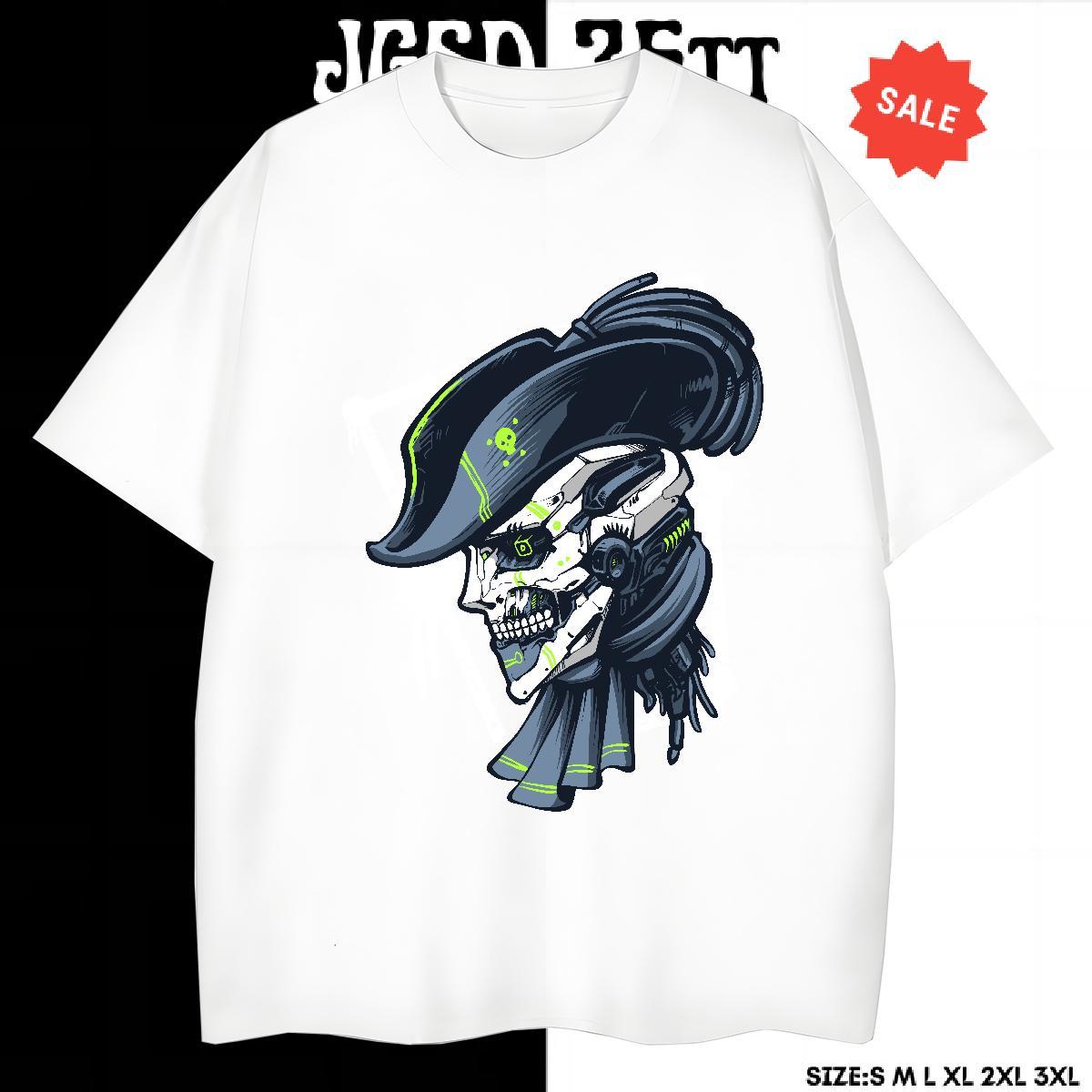 Free Shipping Men T Shirts 230g Pure Cotton skull Daily Outfit Asian Size Short Sleeve Soft Couples T Shirts Classic Tops Tees
