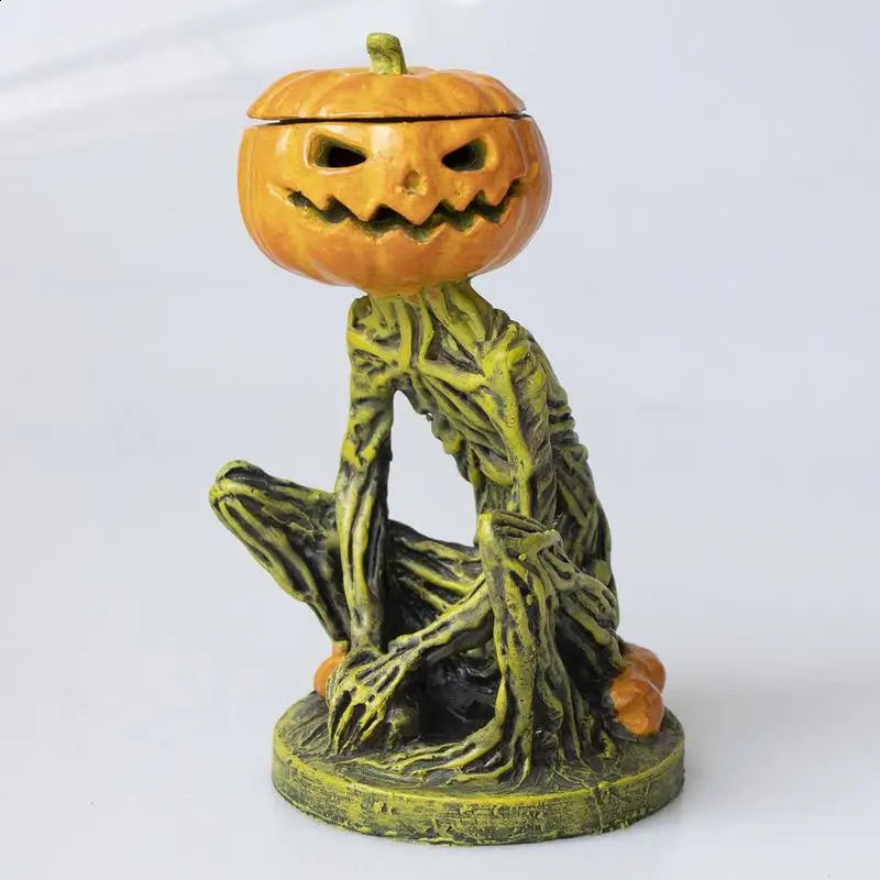 Halloween Pumpkin Candlestick Scary Halloween Decor Lantern Pumpkin Tealight Exquisite Versatile Tealight Candle Holders Home 240824