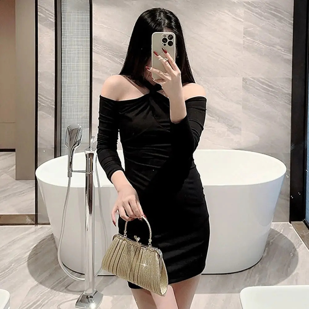 Gold Sequin Evening Bag Women Elegant Fashion Banquet Clutch Chain Shoulder Bags Purse Female Wedding Party Handbags 240824Z