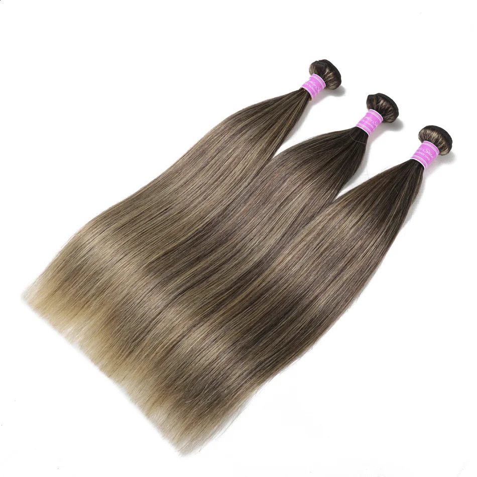 Ombre Highlight 1B 27 Straight Bundle 100 Human Hair Remy Color 13 240801