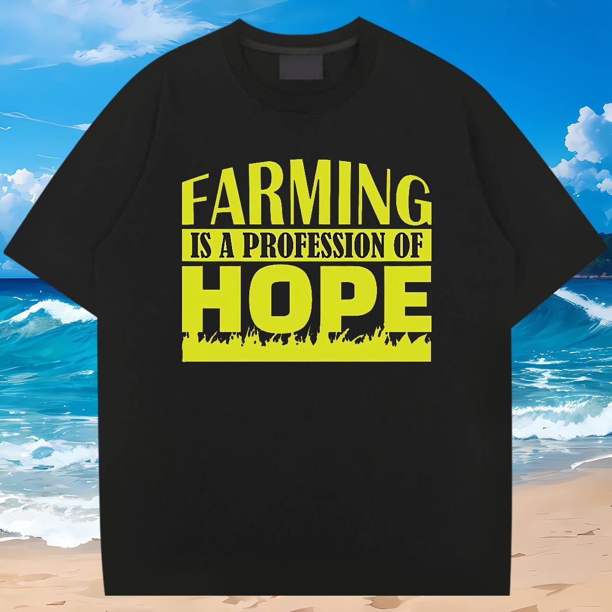 Soft T shirt 230g Pure Cotton letter Home Outdoor Anime Print Short Sleeve Soft Men Tops Tees 2024 New Clothings