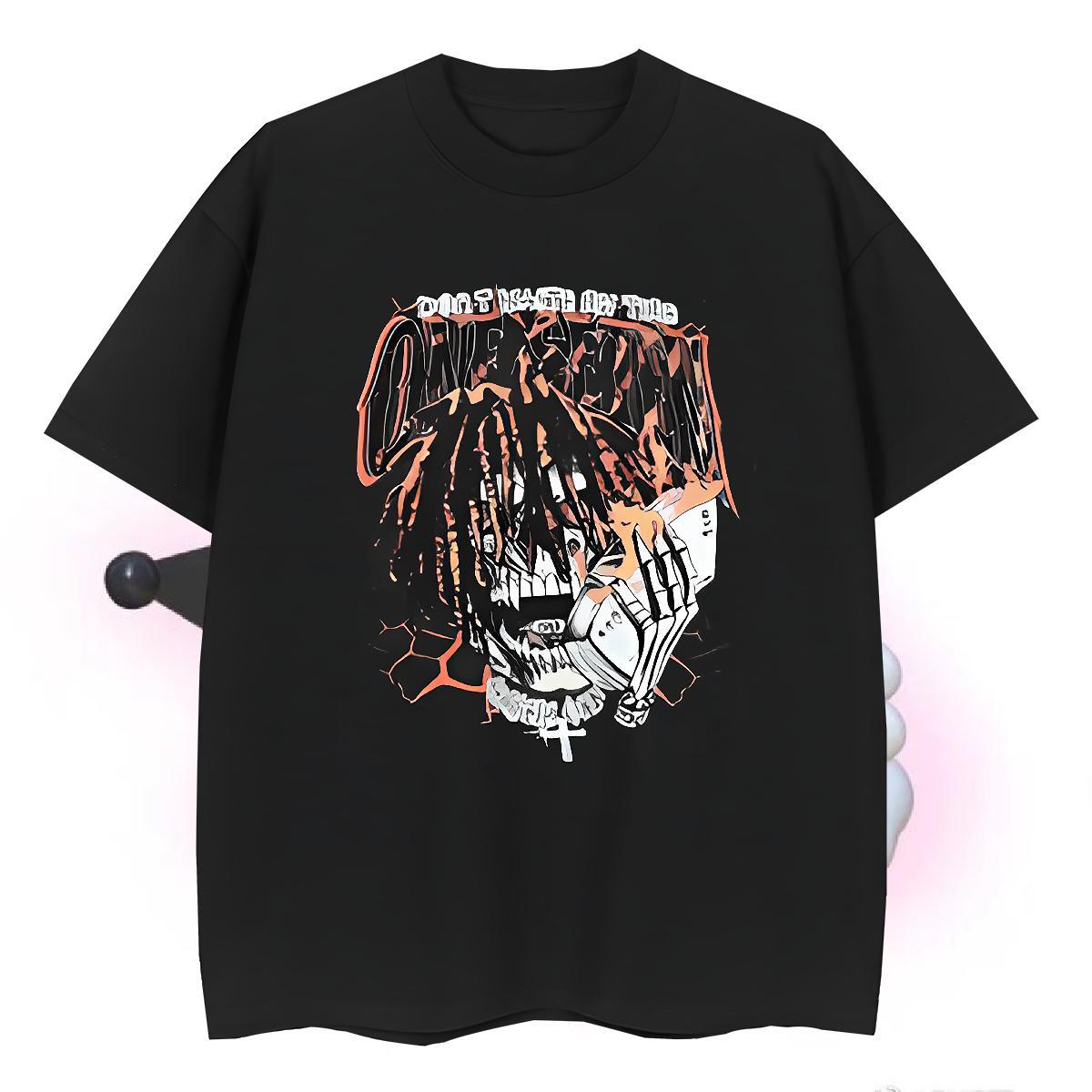 Wholesale Man T Shirts 230g Cotton skull Sport Customized Print Breathable Soft Men Tops Tees Fashion Designer Top Tees
