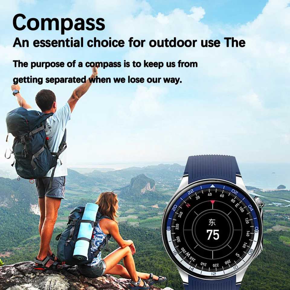 New DT Watch X SMART Watch Play Video 32GB NFC Record Sound Smartwatch BT Call Compass GPS Track Sport Watch For Men Women M240824