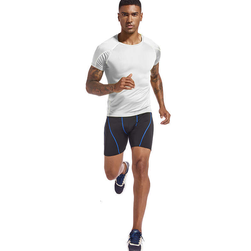 Men's Compression Men Summer Skinny Tights Quick Dry Male Training Sport Shorts Jogging Gym Fiess Running Short Pants