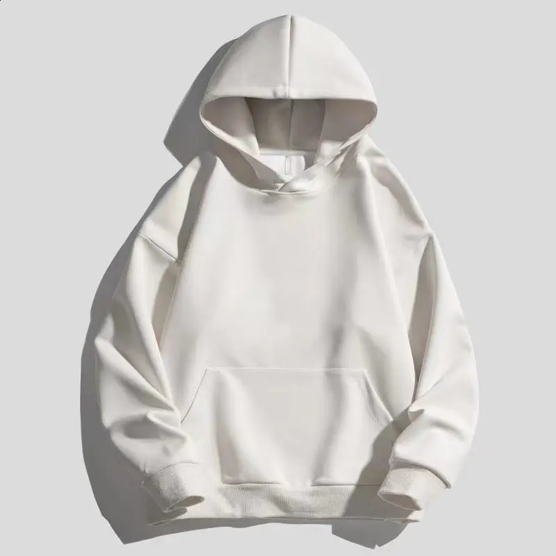 Y2K Solid Color Hoodies Outdoor Street Mens Womens Fashion Oversize Retro Casual Cotton Hooded hoodie the four seasons 240824