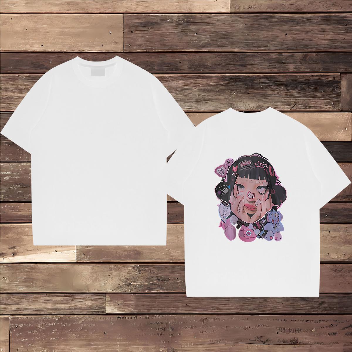 TOP Quality Mens T Shirts 230g 100% Cotton women Street Graphic Breathable Crew Neck Tshirts Factory Direct Tee Shirt