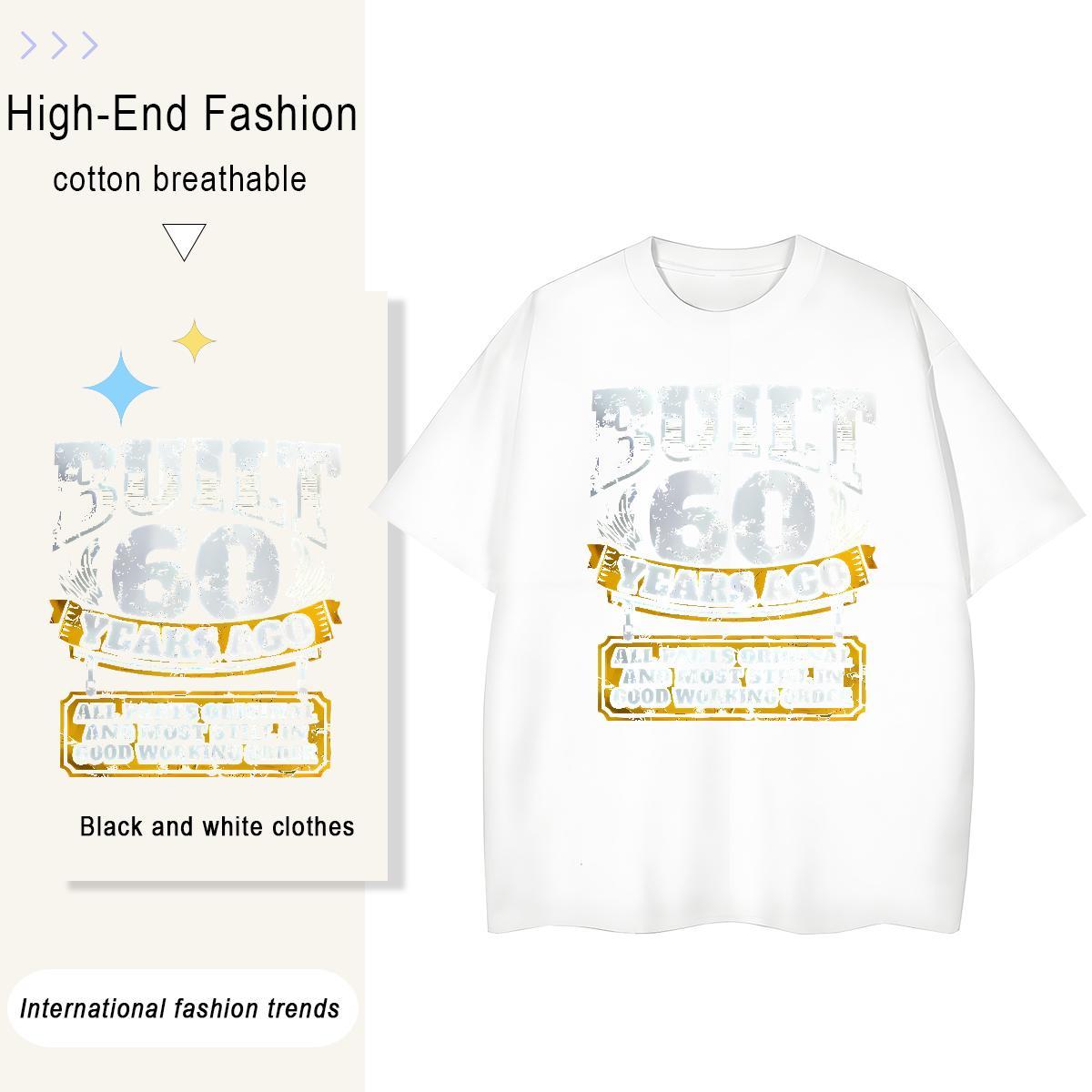 Brand Woman Tshirt 100% Cotton 230g letter Daily Wear T-Shirts Breathable Soft Custom Cartoon Top Shirts