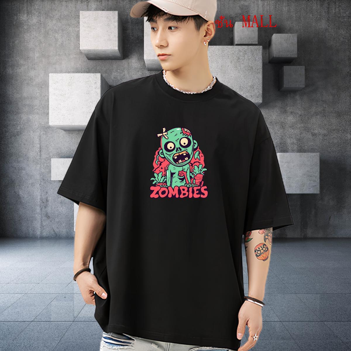 Wholesale Man T Shirts 230g 100% Cotton skull Sport White Plus Size Pure Cotton Mens Tshirts 2024 Tees Shirts
