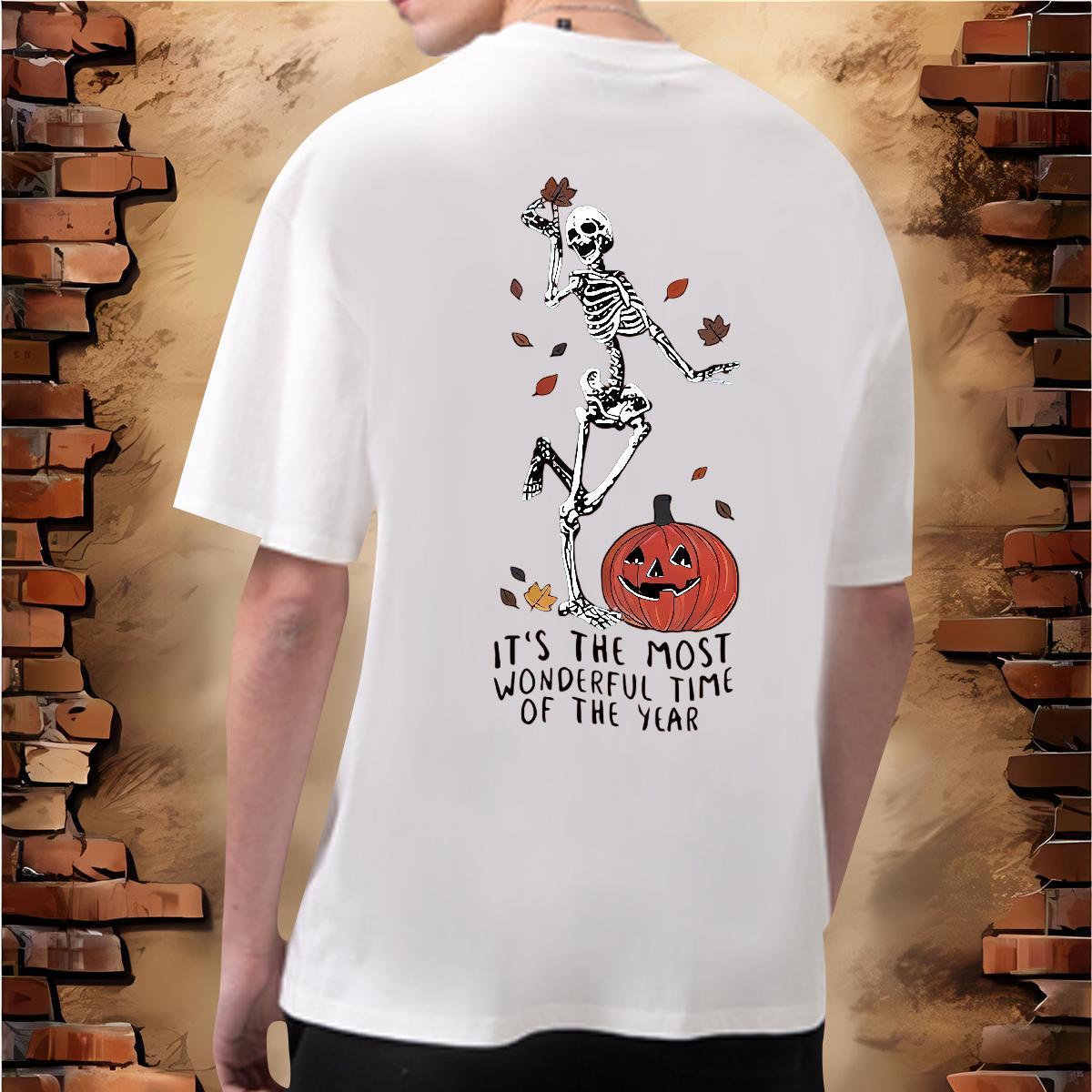 High Quality T shirt 100% Cotton 230g halloween Beach Oversized Round Neck Short Sleeve Men Tops Tees DIY Customized Tshirts