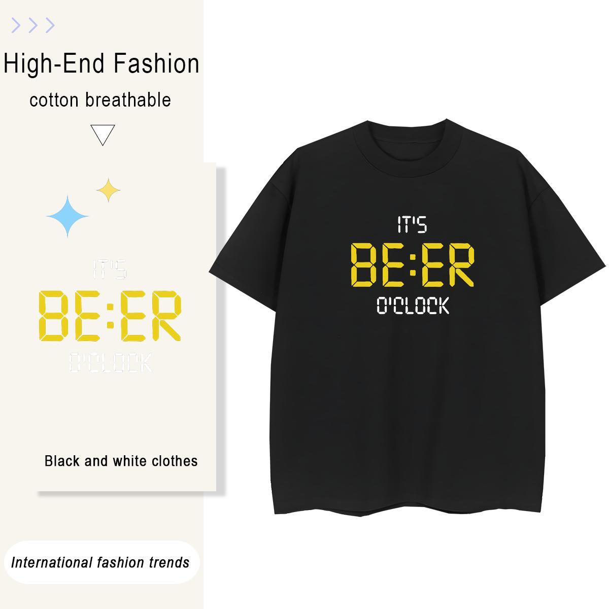 Designer Tshirt for Man Woman 230g 100% Cotton letter Casual T shirt Short Sleeve O-Neck Anime Oversized Clothes Shirt