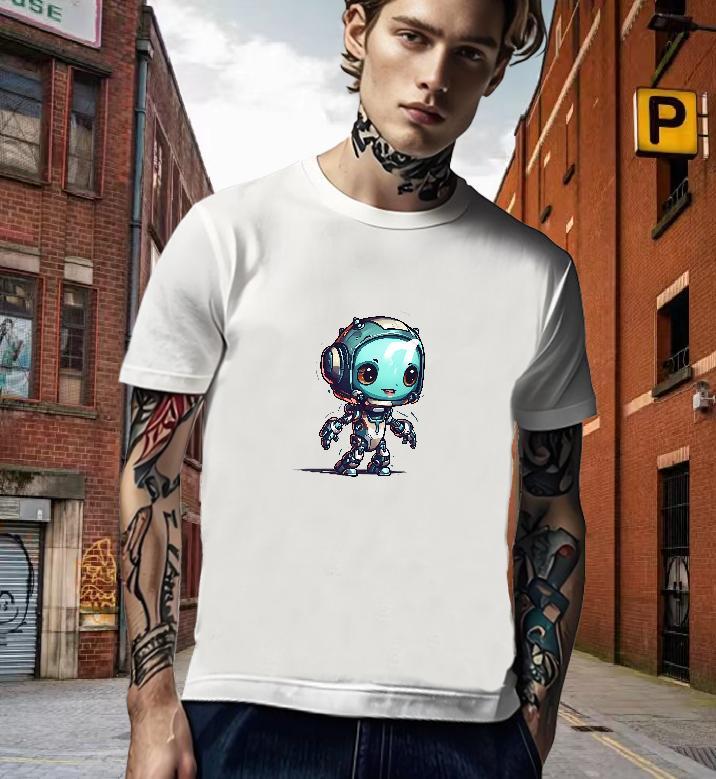 Cool Design T shirt 100% Cotton 230g ET Street Cartoon Printing L-4XL Crew Neck Breathable Men Clothes T-Shirt 2024 Designer Clothings