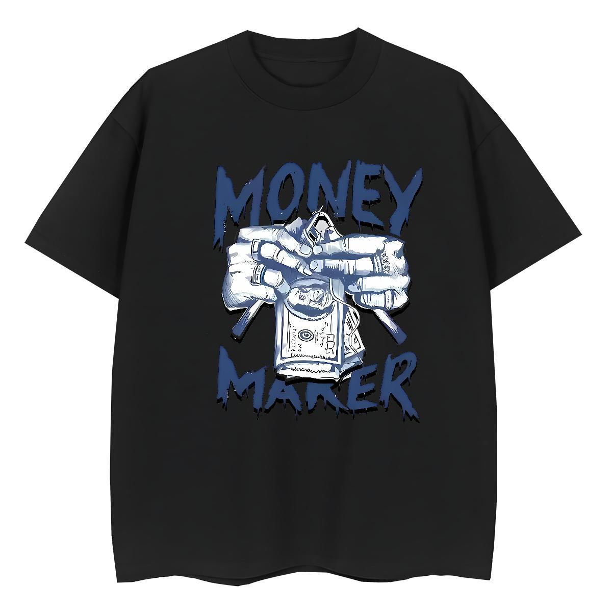 Loose Fit T Shirts Men 100% Cotton 230g hands Daily Wear Plus Size Cartoon Short Sleeve O-Neck Men Clothes T-Shirt 2024 DIY Tees