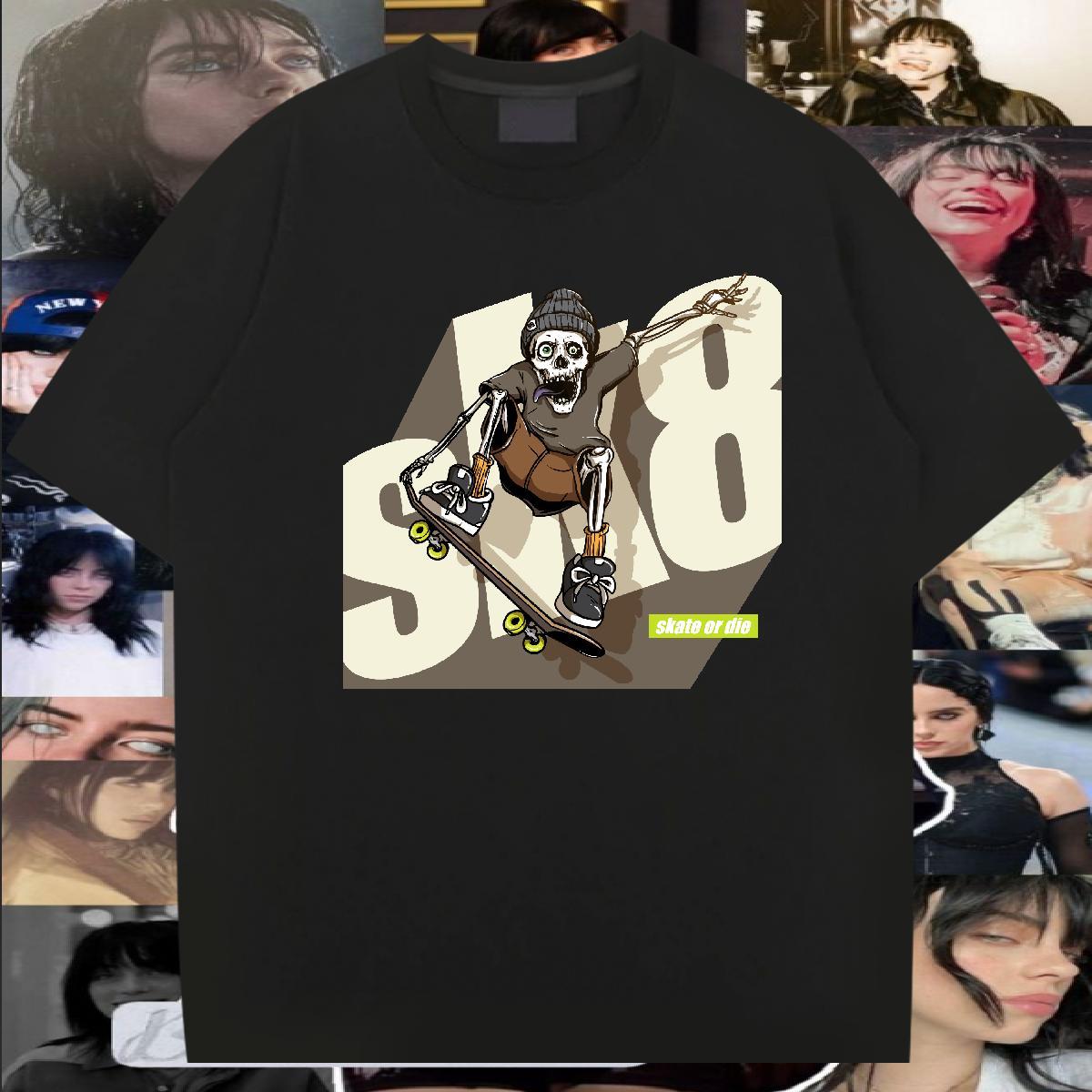 Popular Mens T Shirts 230g 100% Cotton skateboarding Beach Oversized 3XL 4XL Breathable Crew Neck Men Tees Free Shipping Tops